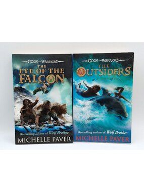Gods & Warriors The Eye of the Falcon Michelle Paver & The Outsiders Book 1 & 3